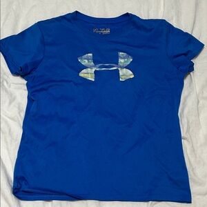 Under Armour Royal Blue Tee with Logo